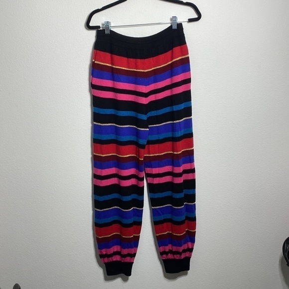 Ronny Kobo wool cashmere blend striped knit jogger pants - Picture 6 of 6